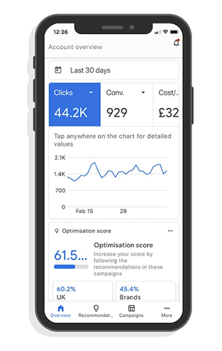 Uspešna Google ADS kampanja na mobilnom telefonu