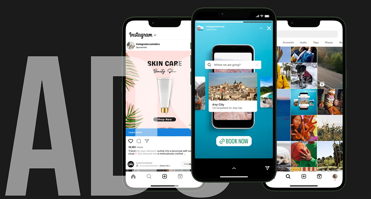 Instagram reklame na mobilnim telefonima