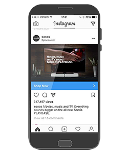 Primer Instagram video reklame